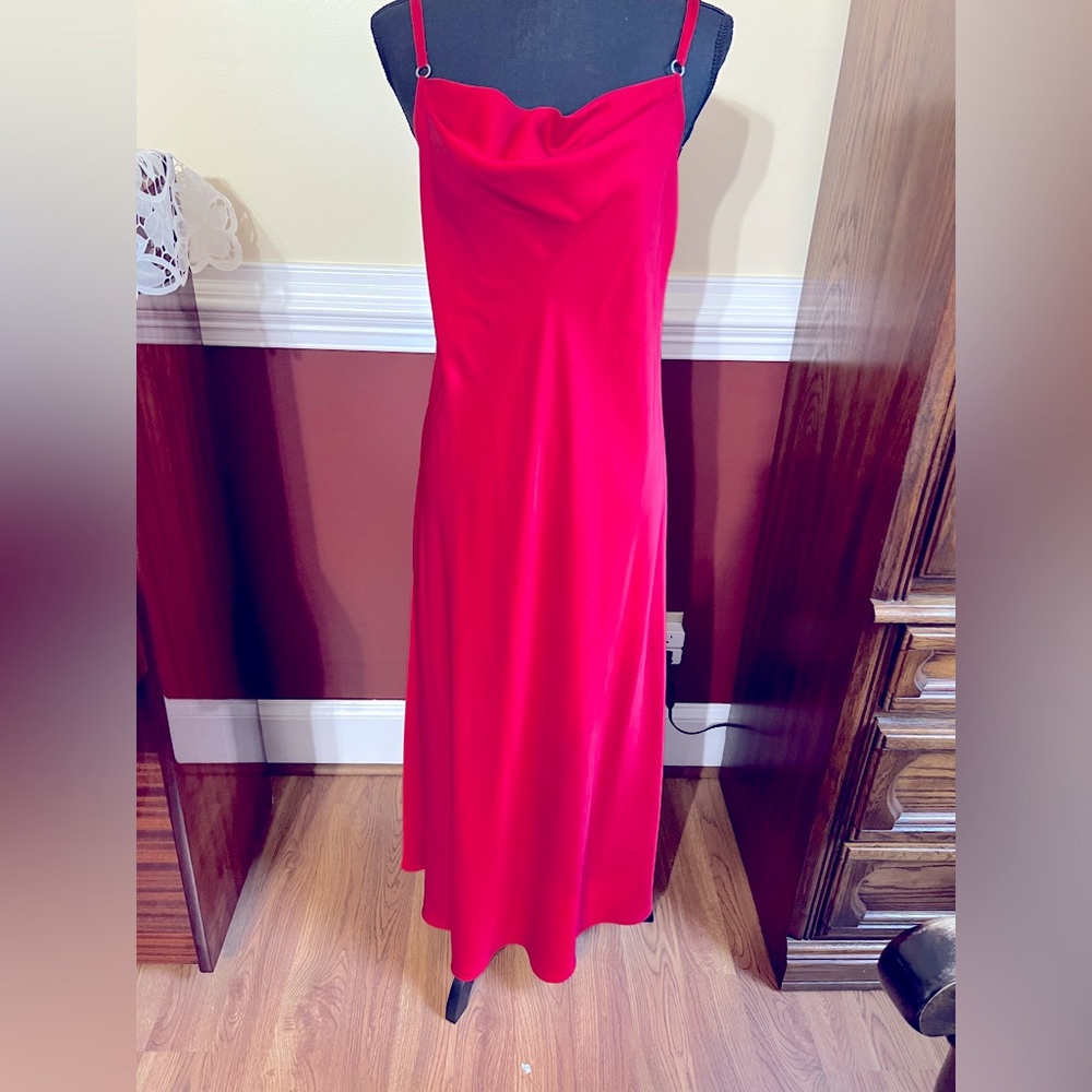 Vintage Natori Red Slip Dress